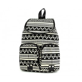 Women Vintage Casual Canvas Sports School Bag Backpack 
