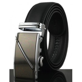 Simple Style Automatic Alloy Buckle Belt For Men