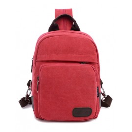 Smart Concealed Zip Pocket Design Backpack with Spring Hook