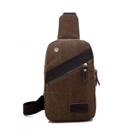 Special Slanted Zip Functional Bag For Men