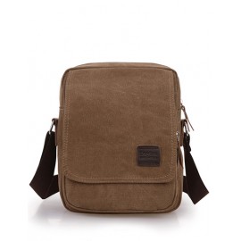Simplicity Pocket Flap Crossbody Bag For Men