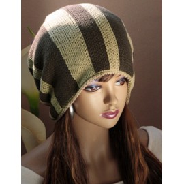 Faddish Convertible Wear Knitted Beanie Hat with Non-Brim For Women