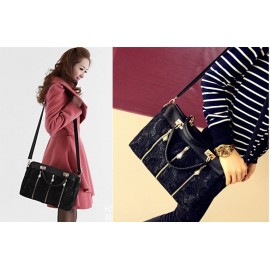 Women's Handbag Oblique Carry Casual Big Bag Retro Lace Bags