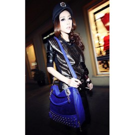 Korean Fashion Women lady Rivet Tote Shoulder Messenger Handbag Satchel 