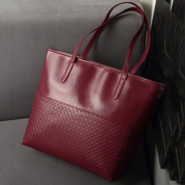 New Fashion Women Elegant Large Capcity Solid Shoulder Bags Handbag Casual Tote 