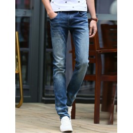 Self Identity Pockets Trim Mid-Rise Slim Fit Skinny Jeans