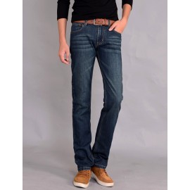 Winter Trendy Slim Fit Fleeced Stright Jeans