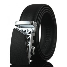 Cool Splicing Hollow Out Alloy Buckle Belt For Men