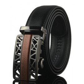 Stylish Geometric Hollow Out Design Alloy Buckle Belt