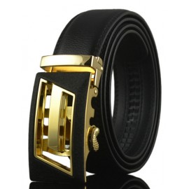 Charming Hollow Out Alloy Buckle Leather Belt For Men