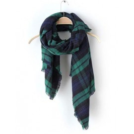 Charming 190CM Plaid Scarf in Fringed For Women