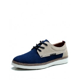 Sportive Contrast Color Board Shoes with Antiskid Trim