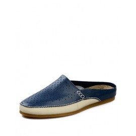 England Perforate Trim Slippers in Two Tone