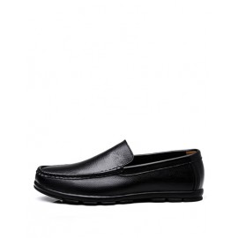 Casual Stitching Trim Stripe Trim Loafers with Square Toe