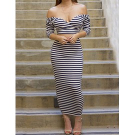 Classic Slinky Deep V-neck Wrap Crop Top and Pencil Skirt