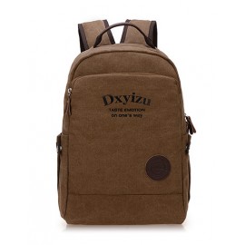 Retro Preppy Style Letter Print Backpack For Men