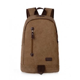 Retro Preppy Design Concealed Zip Backpack For Men