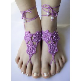 Hot Fashion Stylish Women Lady Barefoot Sandals Crochet Feet Anklet Ankle Chain 