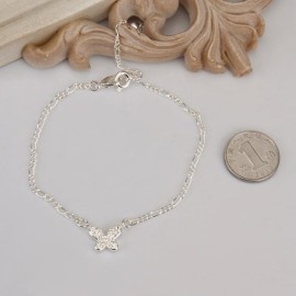 A008 Free Shipping New Design Large Stock Delicate Handmade Cheap Silver Plated Anklet Bulk Sale 