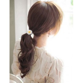 Korean Candy Color Daisy Floral Design Hair Tie