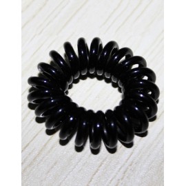 Korean Basic Wire Trim Hair Tie in Black