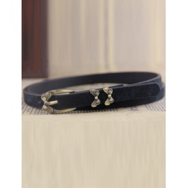 Delicate Bowknot Embellished Belt with Pin Buckle For Women