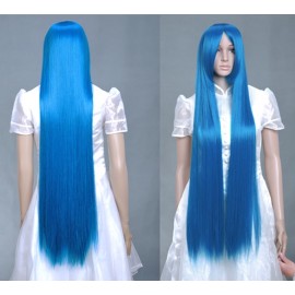Stylish 100cm Long Straight Cosplay Party Hair Full Wig/Wigs + Free Wig Cap