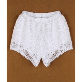 High Quality!! New Fashion Lady Womens Elegant Irregular Casual Lace Mini Shorts 